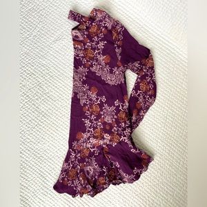 Free People Backless shirt dress with pockets